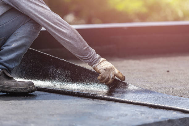 Professional Basement Waterproofing technician working in Dayton, IN